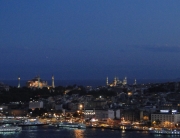 Istambul à noite: o Bósforo, a Mesquita Azul e a Hagia Sophia
